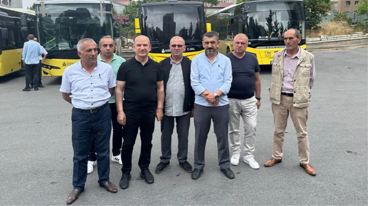 İstanbul'daki Özel Halk Otobüsleri Sahipleri Sorunlarını Dile Getirdi