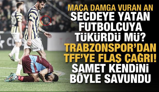 Samet Akaydin'dan Trezeguet'ye tükürdü mü? Trabzonspor'dan TFF'ye flaş çağrı