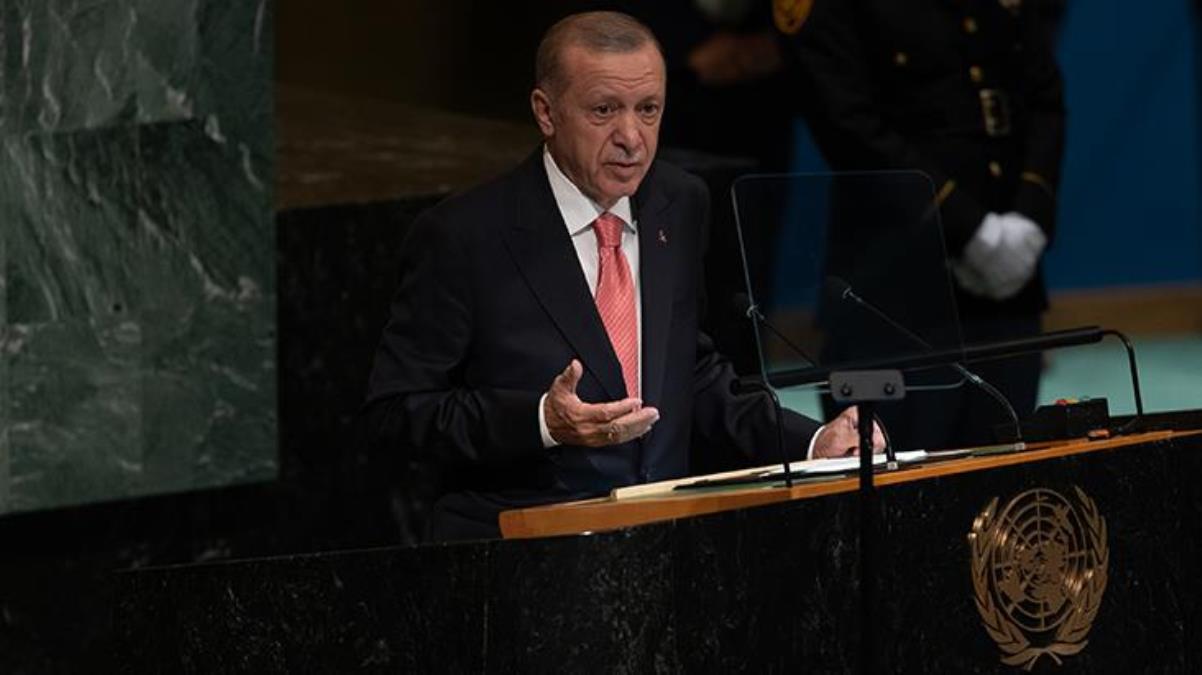 Son Dakika! Cumhurbaşkanı Erdoğan BM Genel Kurulu'na hitap etti: Suriye'de PKK ve türevlerine karşı kayıtsız kalmamız beklenemez