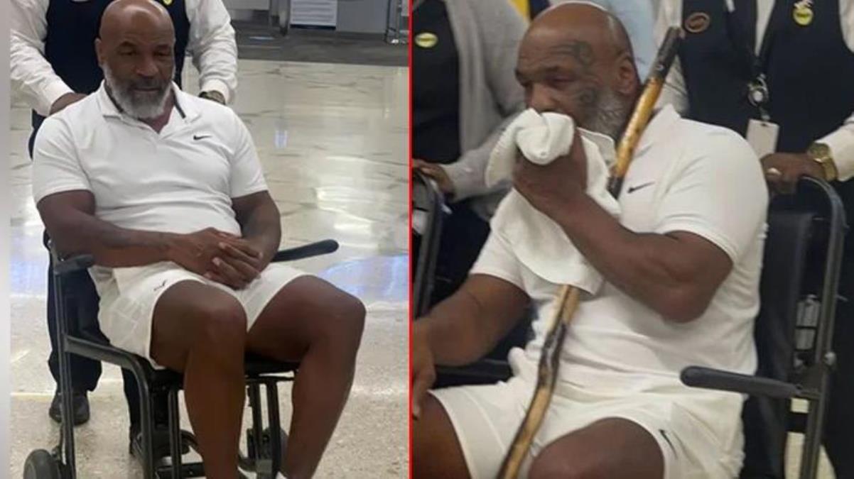 Tekerlekli sandalyede görüntülenen Mike Tyson hapishane hastalığına yakalandı: Konuşamıyorum bile