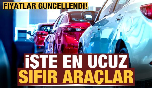 Türkiye'de 2022 yılında satılan en ucuz sıfır otomobiller