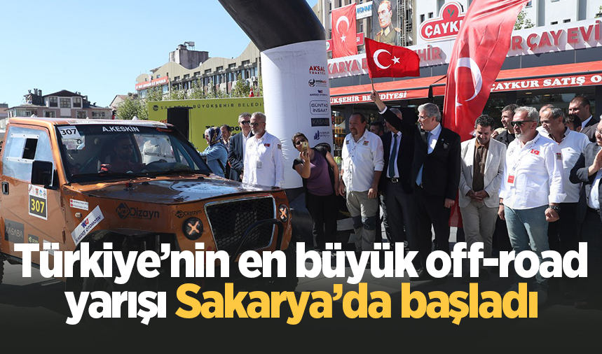 Türkiye’nin en büyük off-road yarışı Sakarya’da başladı