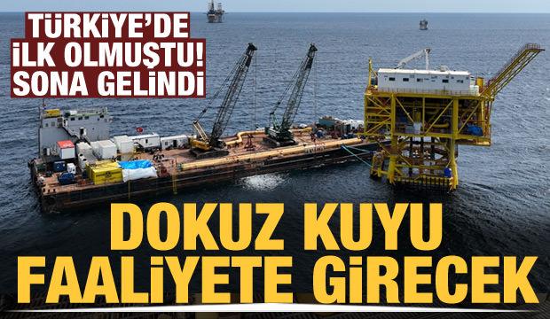 Türkiye'nin ilk doğal gaz depolama tesisinin Faz-1 aşamasında sona doğru