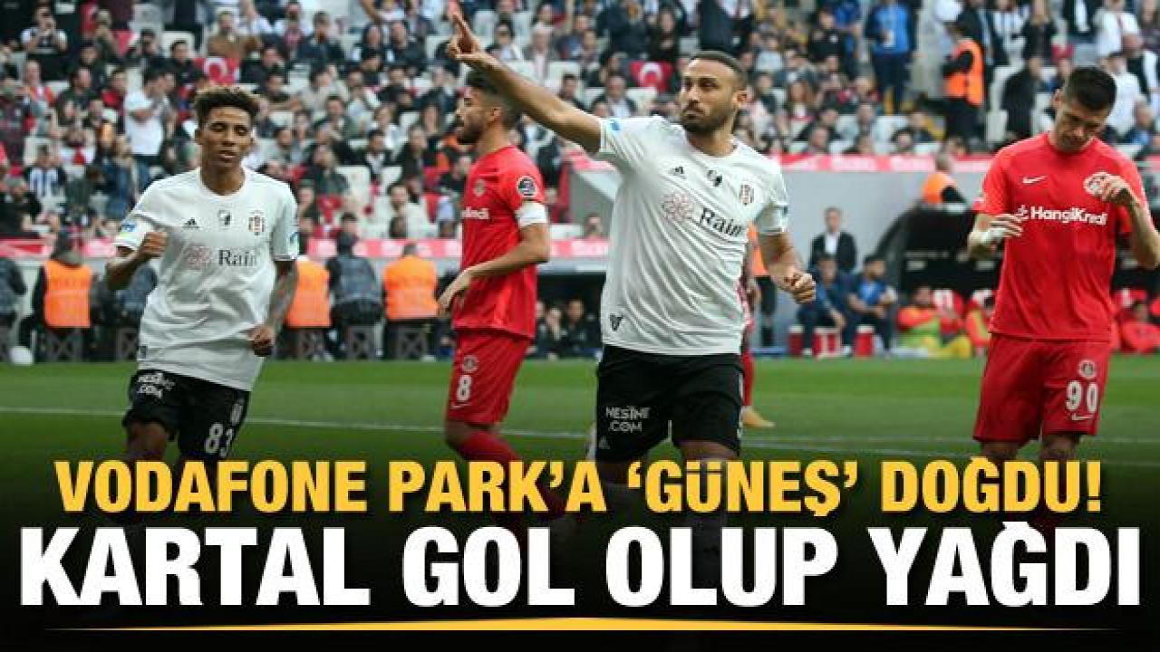 Vodafone Park'a 'Güneş' doğdu! Beşiktaş gol oldu yağdı