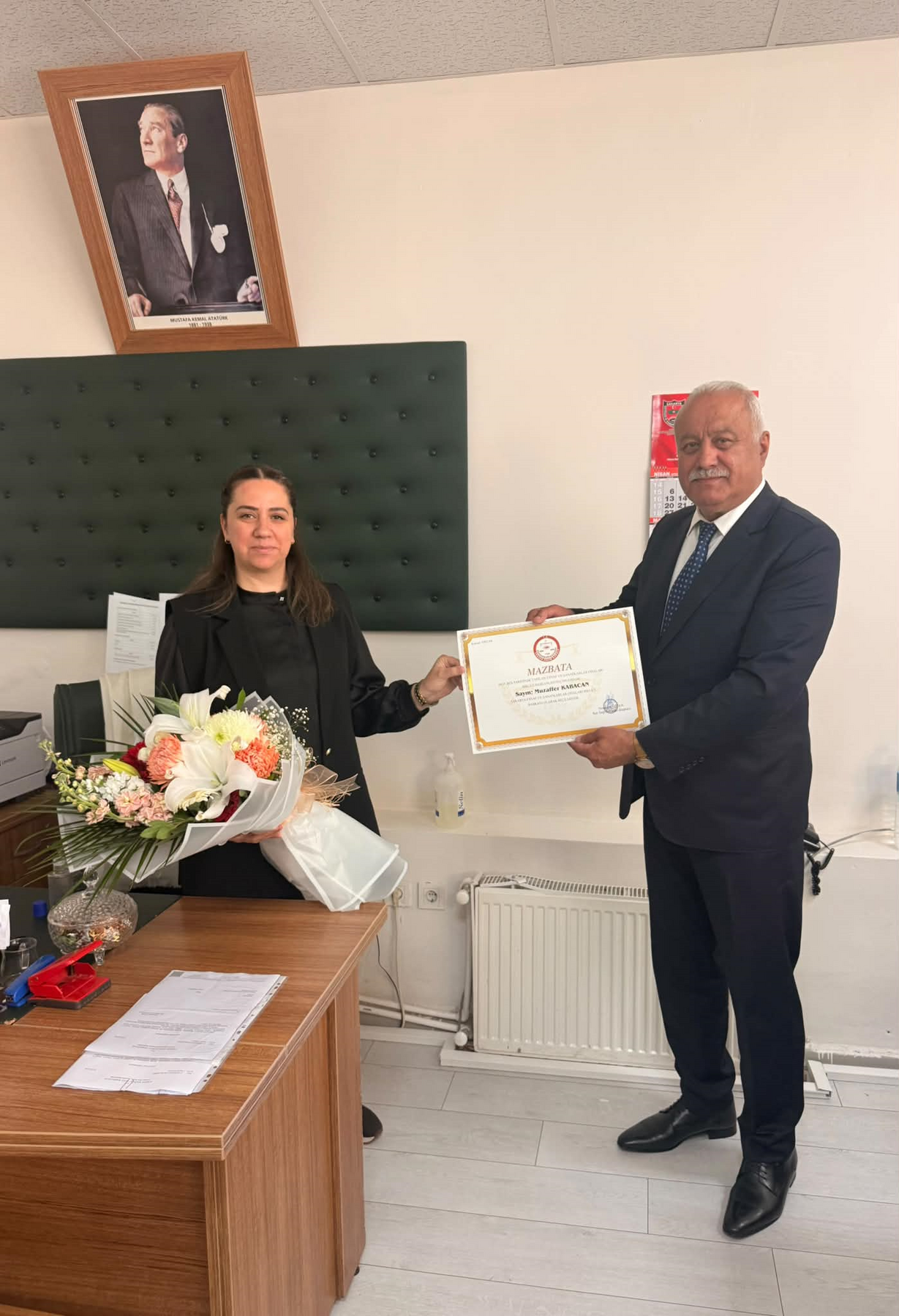SESOB Başkanı Kabacan mazbatasını aldı