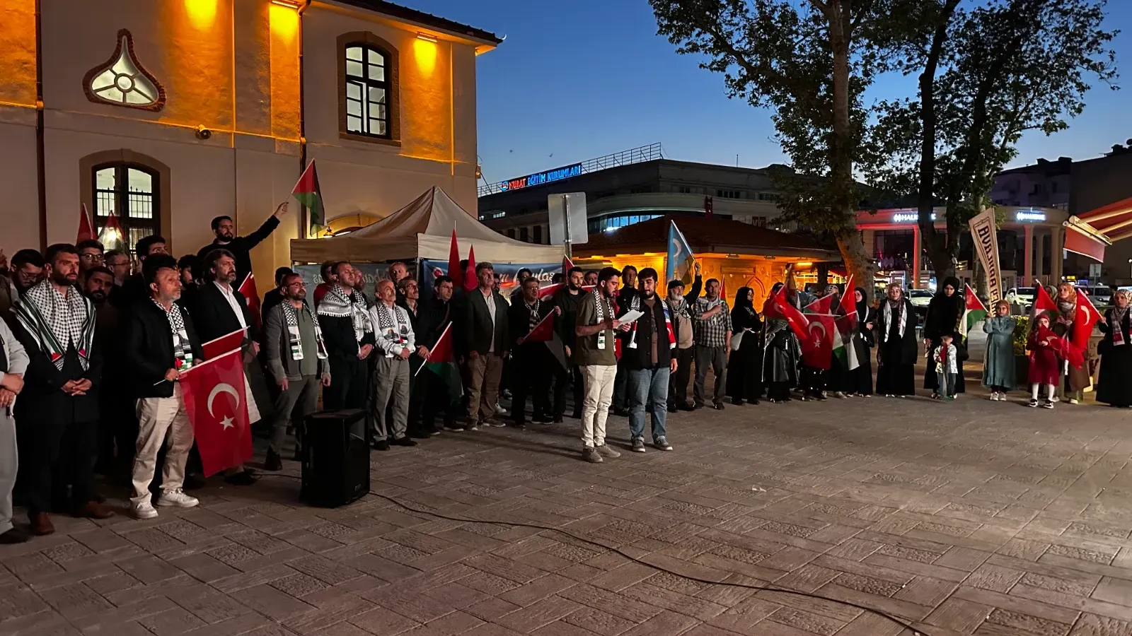 Küresel Sumud Filosu’na Yapılan Saldırı Sakarya’da Protesto Edildi