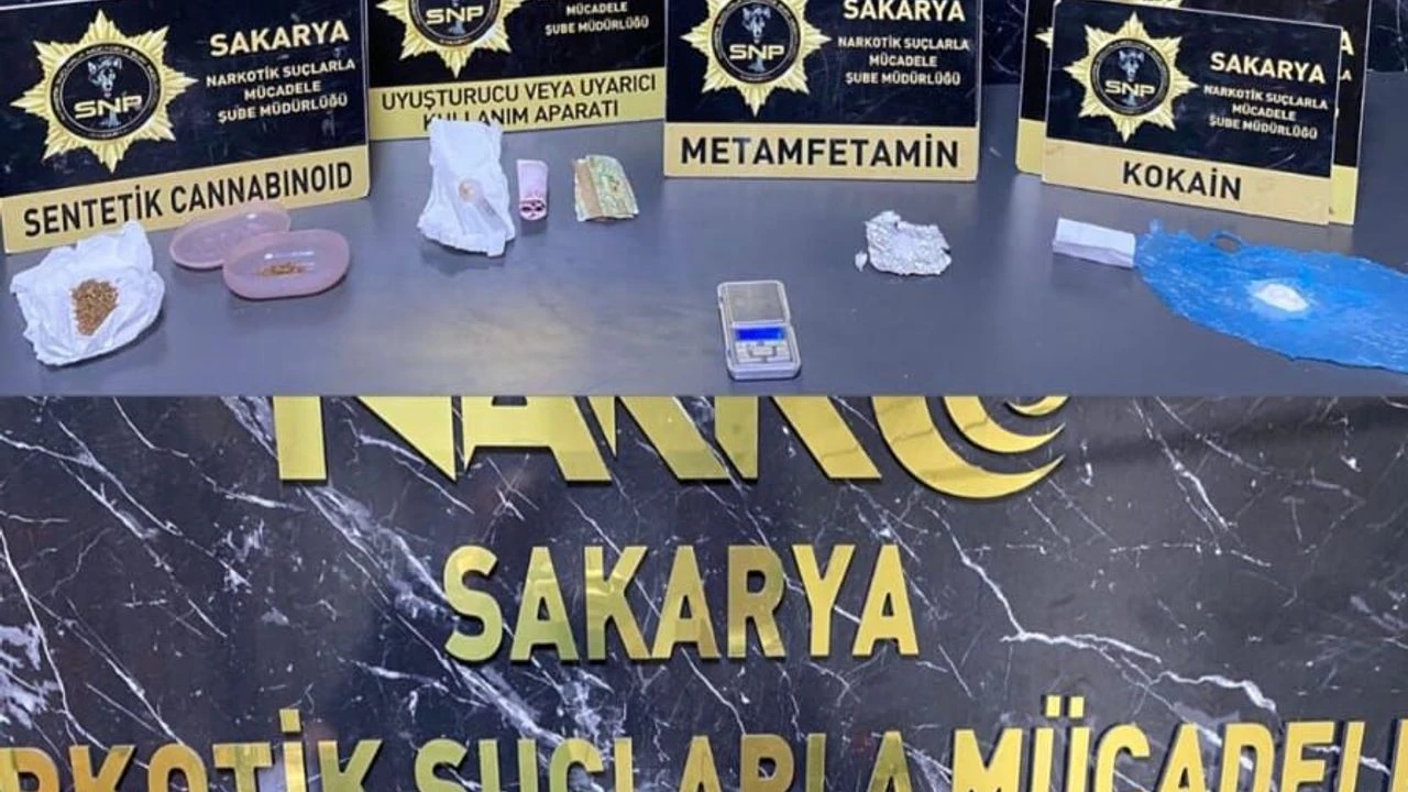 Serdivan’da uyuşturucu operasyonu: Aranan şahısla birlikte 2 kişi tutuklandı