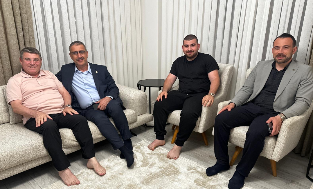 Bayraktar’dan Haldızoğlu’na Geçmiş Olsun Ziyareti