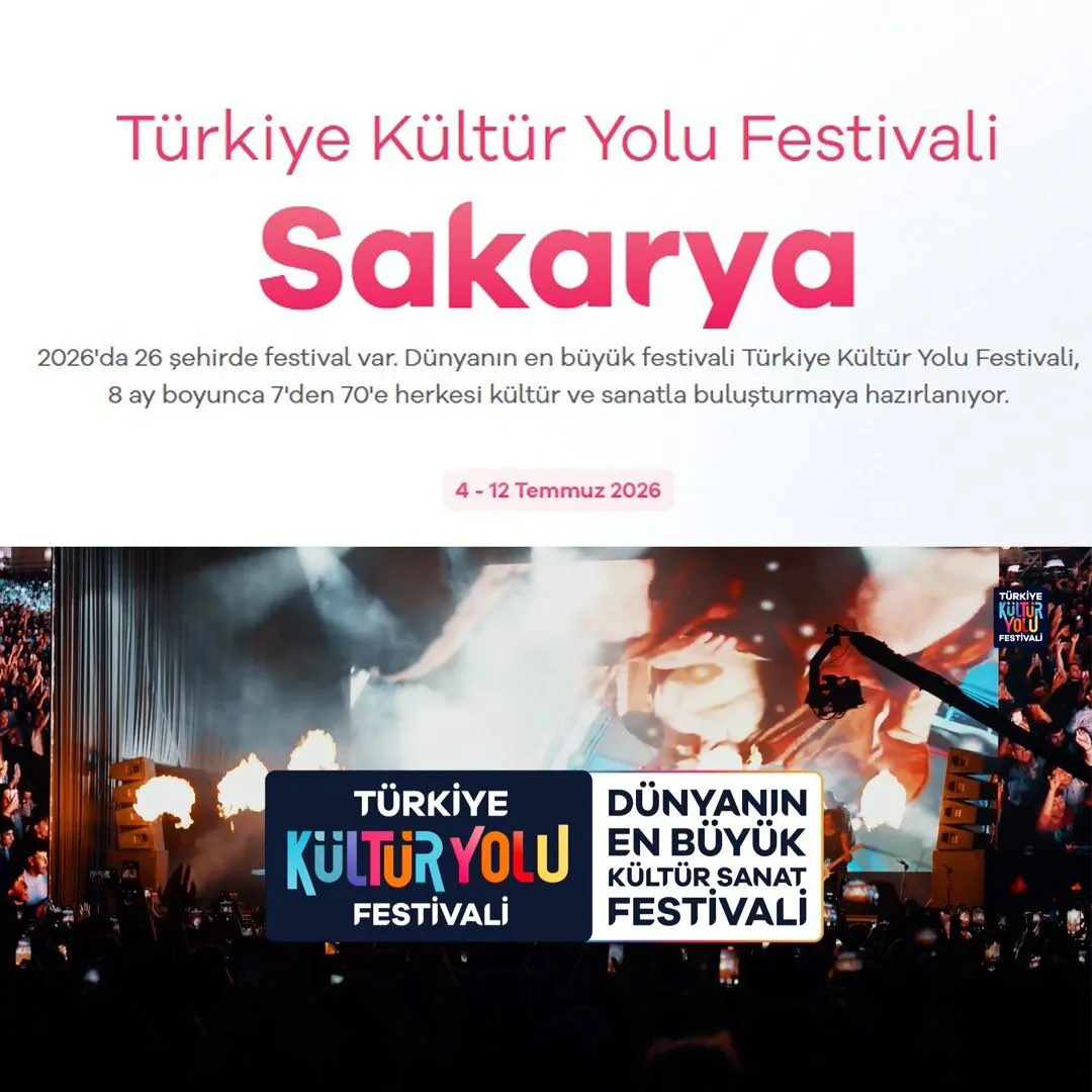 Kültür Yolu Festivali için Sakarya’da geri sayım başladı