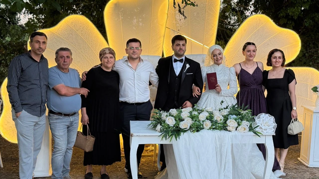 Konya'dan Adapazarı'na uzanan mutluluk: Melih ile Büşra dünyaevine girdi