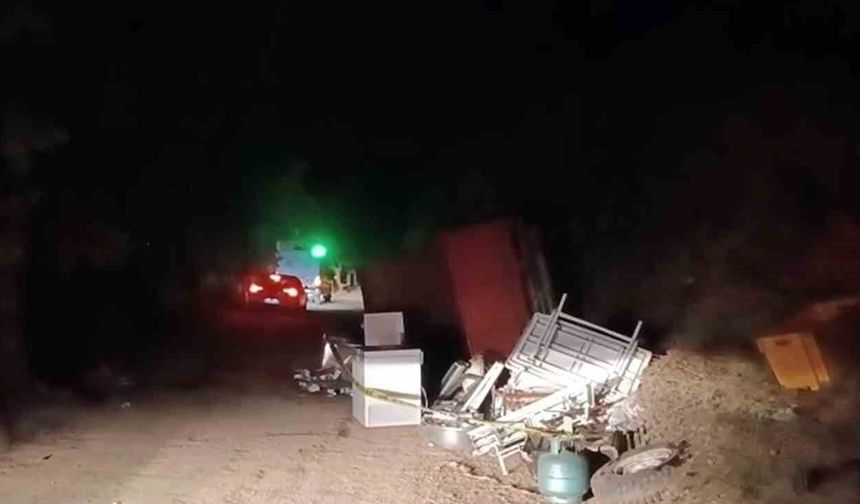Yayla dönüşü faciayla bitti: 1 ölü, 1 yaralı