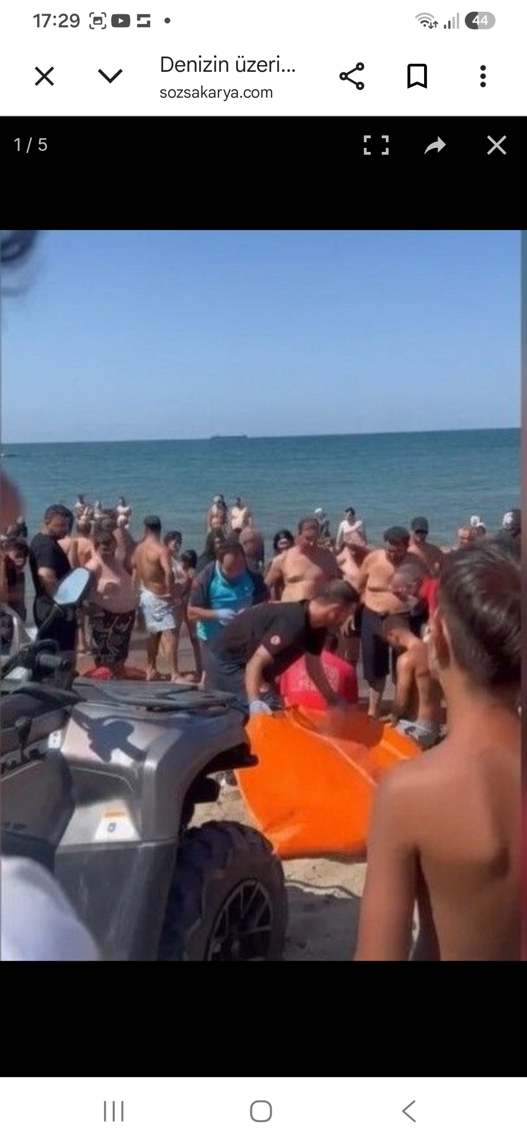 Denizin üzerinde hareketsiz bulundu: Eşinin feryatları yürek dağladı