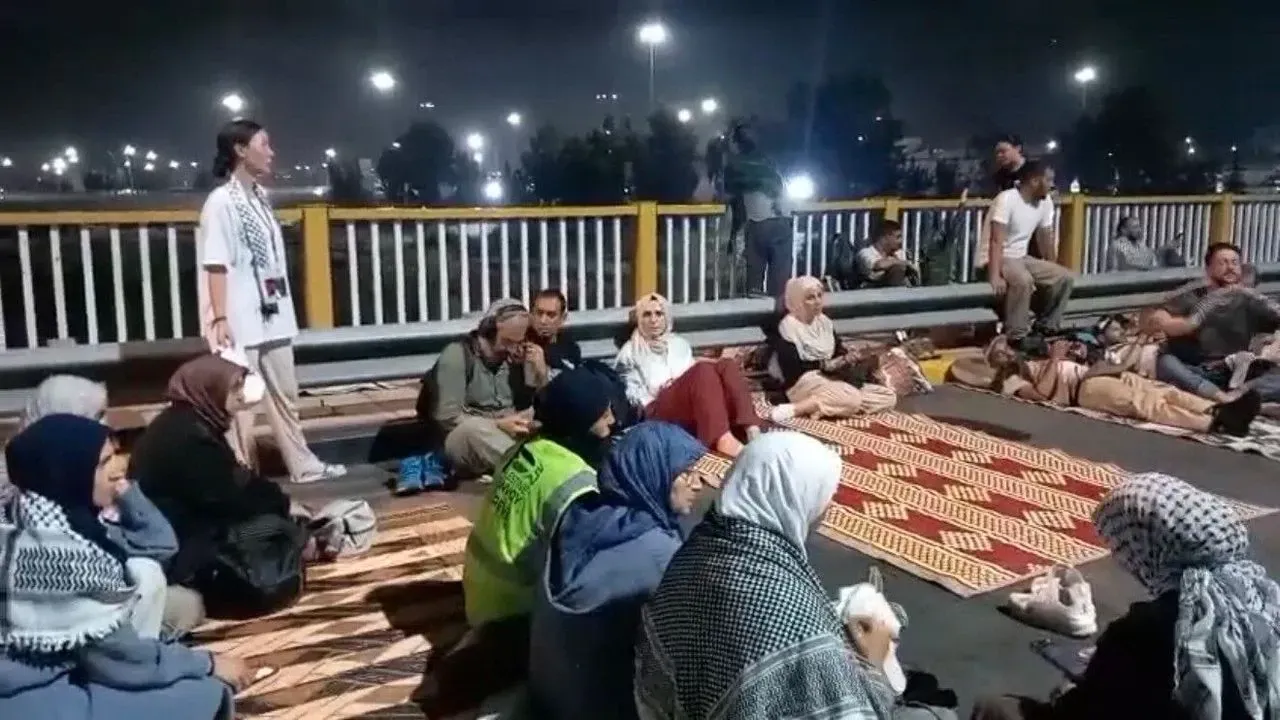 Sakarya’dan uğurlanmışlardı! Filistin konvoyu Irak’a sokulmadı