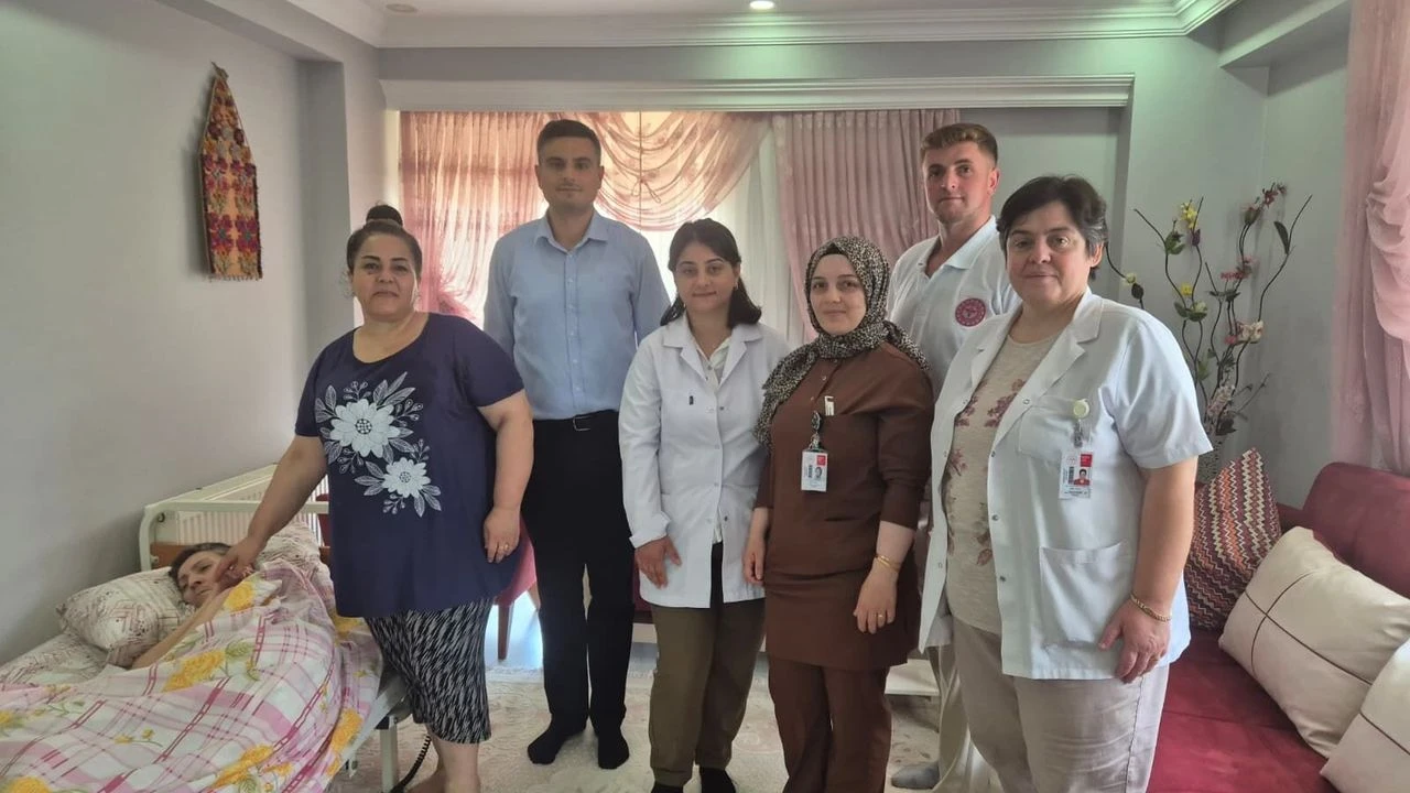 Hastaların talepleri evlerinde dinlendi