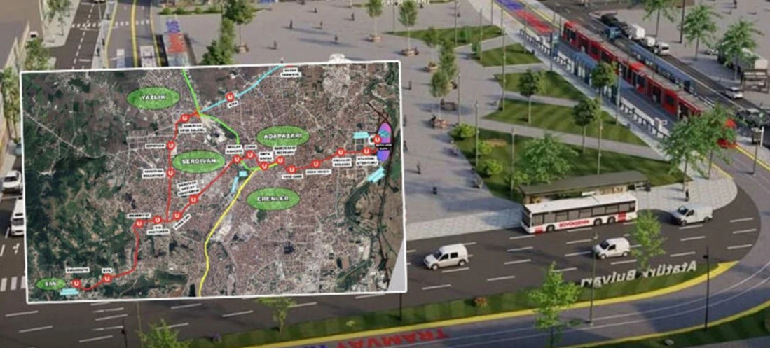 Adapazarı-Serdivan Tramvay Hattı’nda İmzalar Atıldı! Çalışmalar Başlıyor