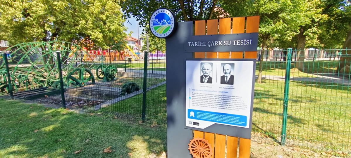 Tarihi Çark’ın hikâyesi tabelayla ölümsüzleştirildi