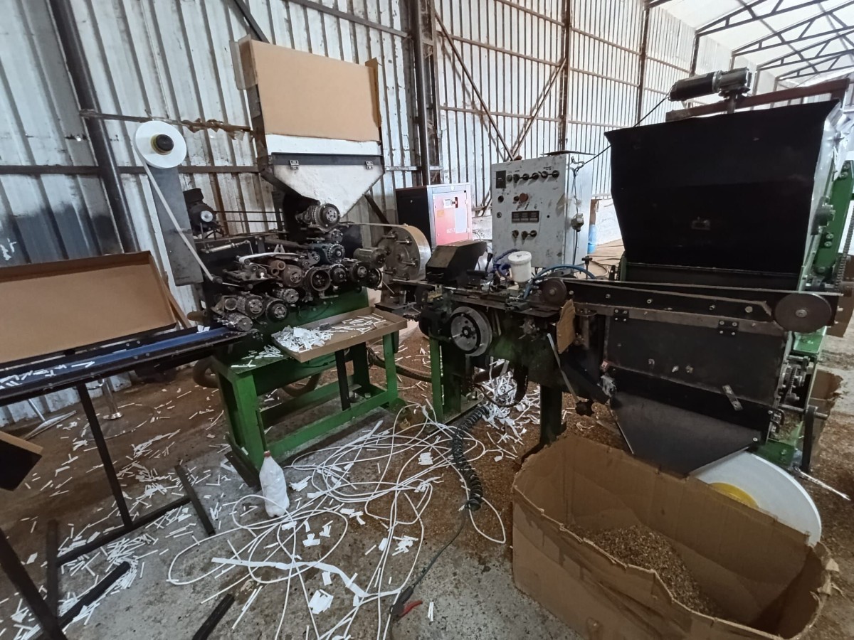 Dronlu operasyon! Besihaneyi kaçak sigara fabrikasına çevirmiş