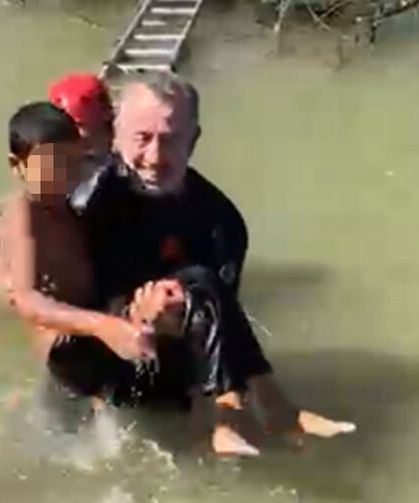 Geyve’de derede mahsur kalan 11 yaşındaki çocuk kurtarıldı