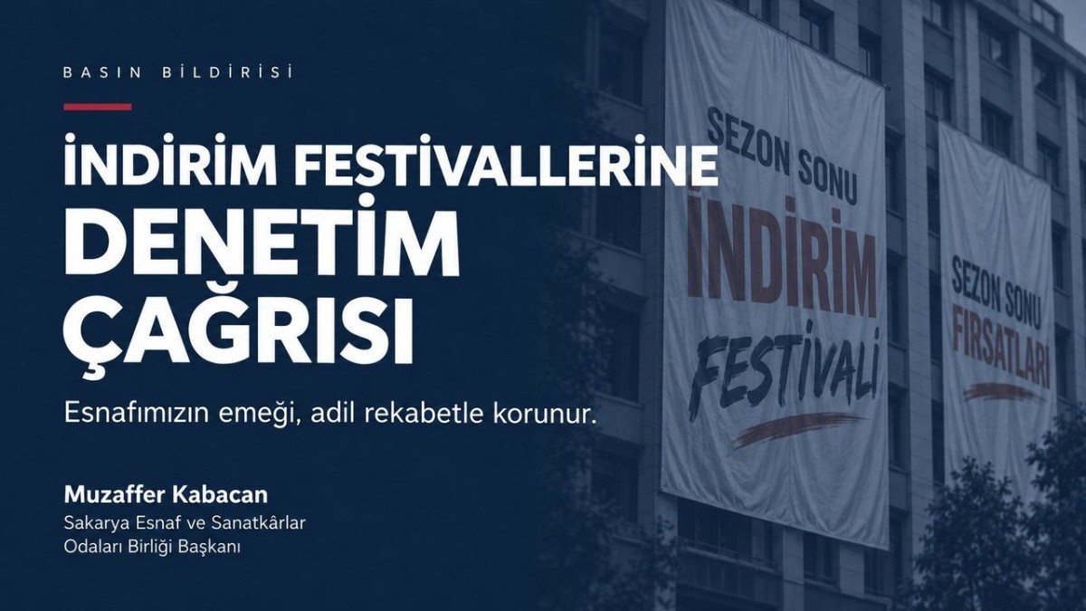 SESOB’dan indirim festivallerine denetim çağrısı