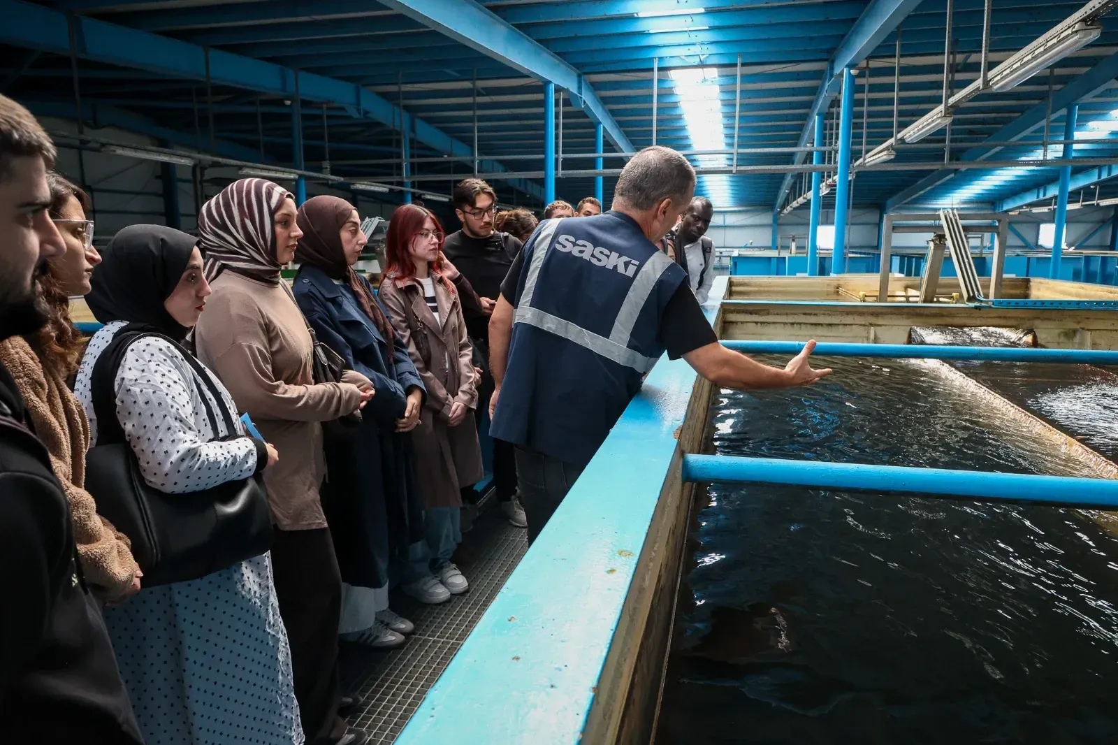 SAÜ’lü hekim adayları SASKİ tesislerini inceledi!