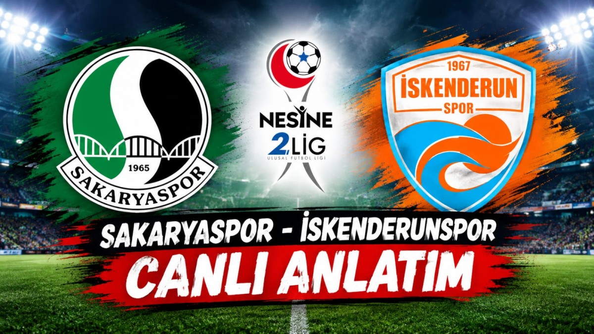 Sakaryaspor – Ekinciler İskenderunspor | CANLI ANLATIM