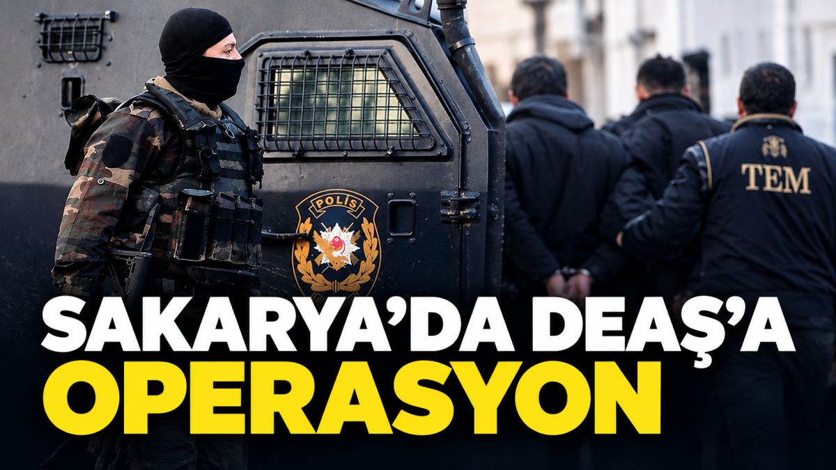 Sakarya’da DEAŞ operasyonu: 2 kişi tutuklandı