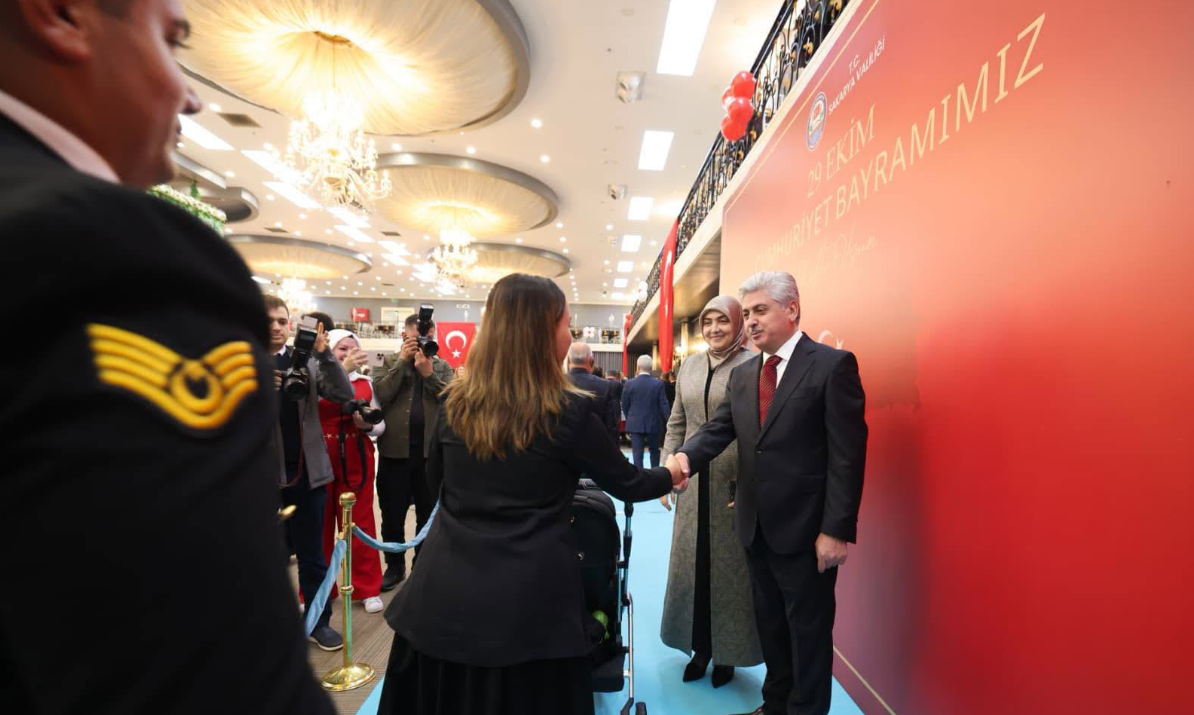 Sakarya’da Cumhuriyet resepsiyonu düzenlendi