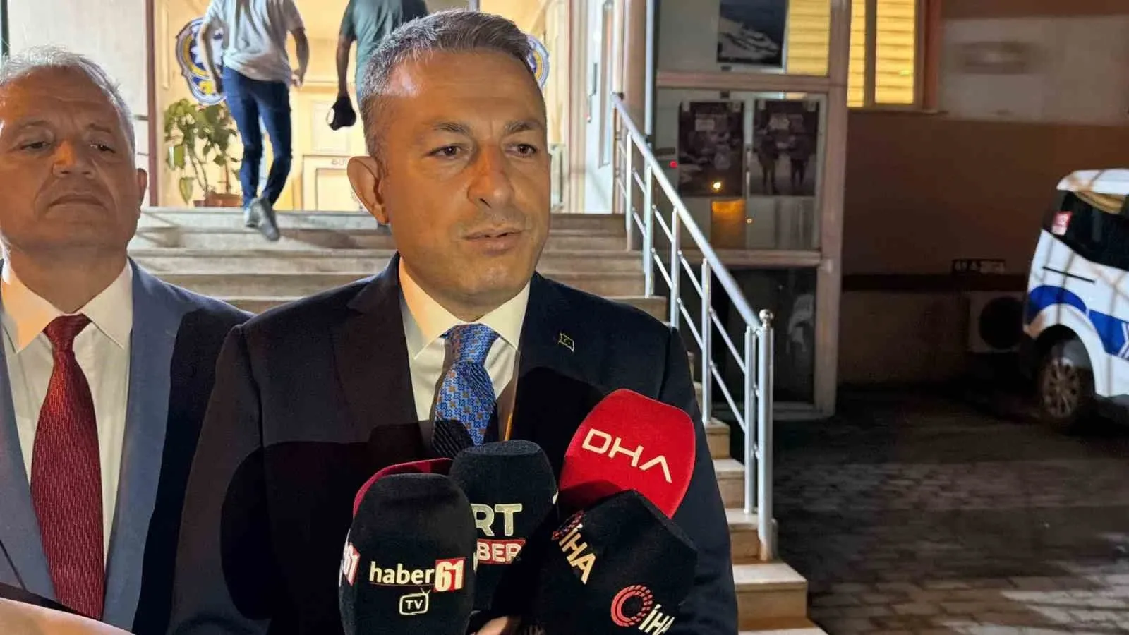 İlçe Emniyet Müdürlüğü’nün bahçesine İHA düştü!