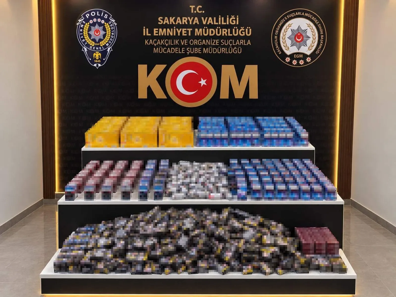Adapazarı’nda kaçak sigara operasyonu: Binlerce ürün ele geçirildi