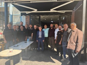 Ahmet Bayır ve yönetimi Modern Sanayi esnafıyla buluştu